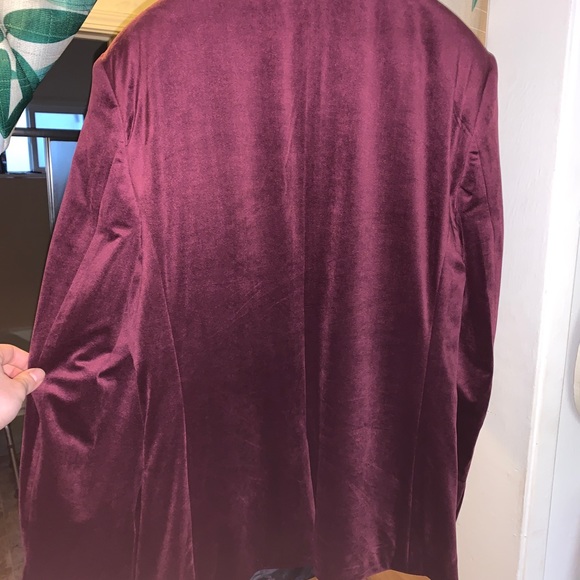 ASOS faux velvet blazer - Picture 2 of 3